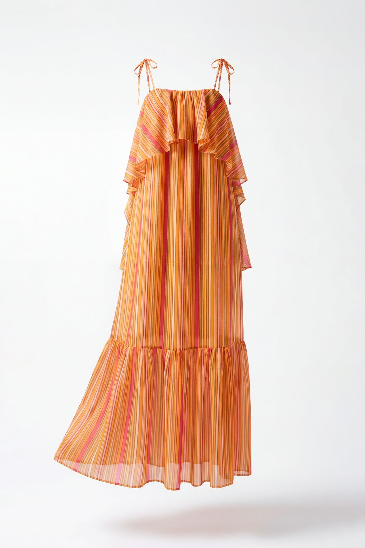 Vestido MISTRAL Comprido Laranja - SAHOCO 3