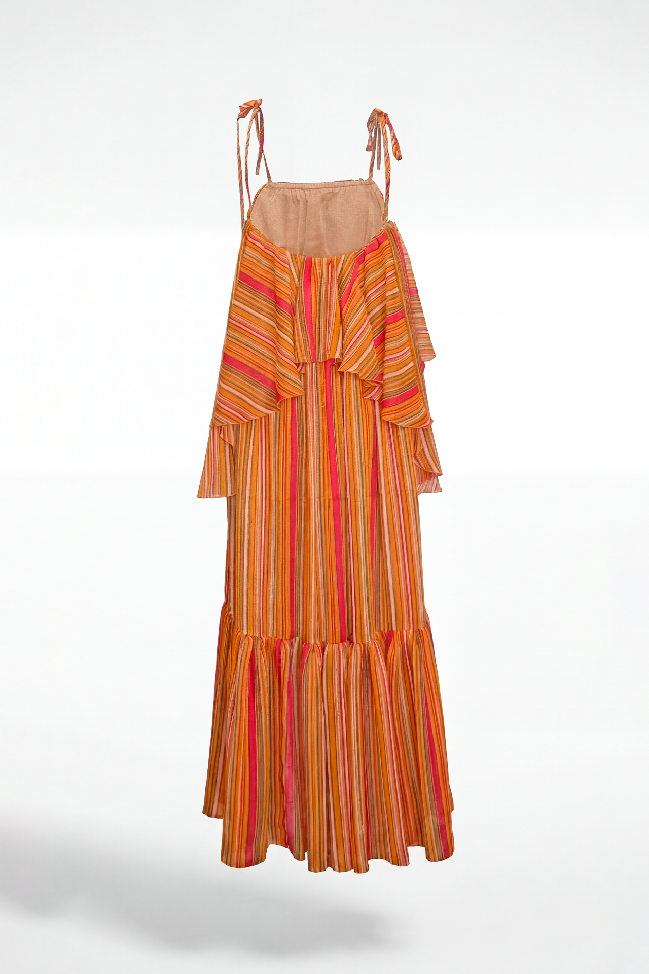 Vestido MISTRAL Comprido Laranja - SAHOCO 4