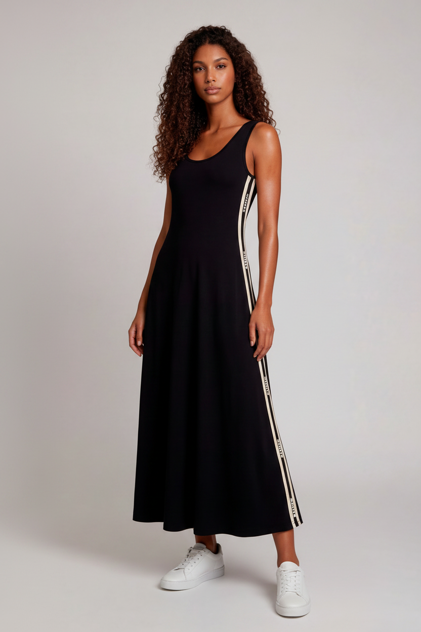 Vestido Comprido RIDGE Preto - SAHOCO 1