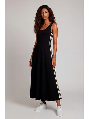 Vestido Comprido RIDGE Preto - SAHOCO
