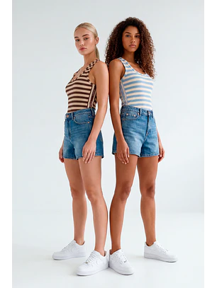 Top de Cavas REGATTA Riscas Azul e Creme - SAHOCO