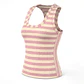 Top de Cavas REGATTA Riscas Rosa e Creme - SAHOCO - miniatura 2