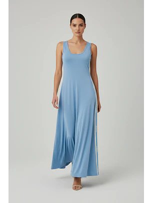 Vestido Comprido RIDGE Azul - SAHOCO 