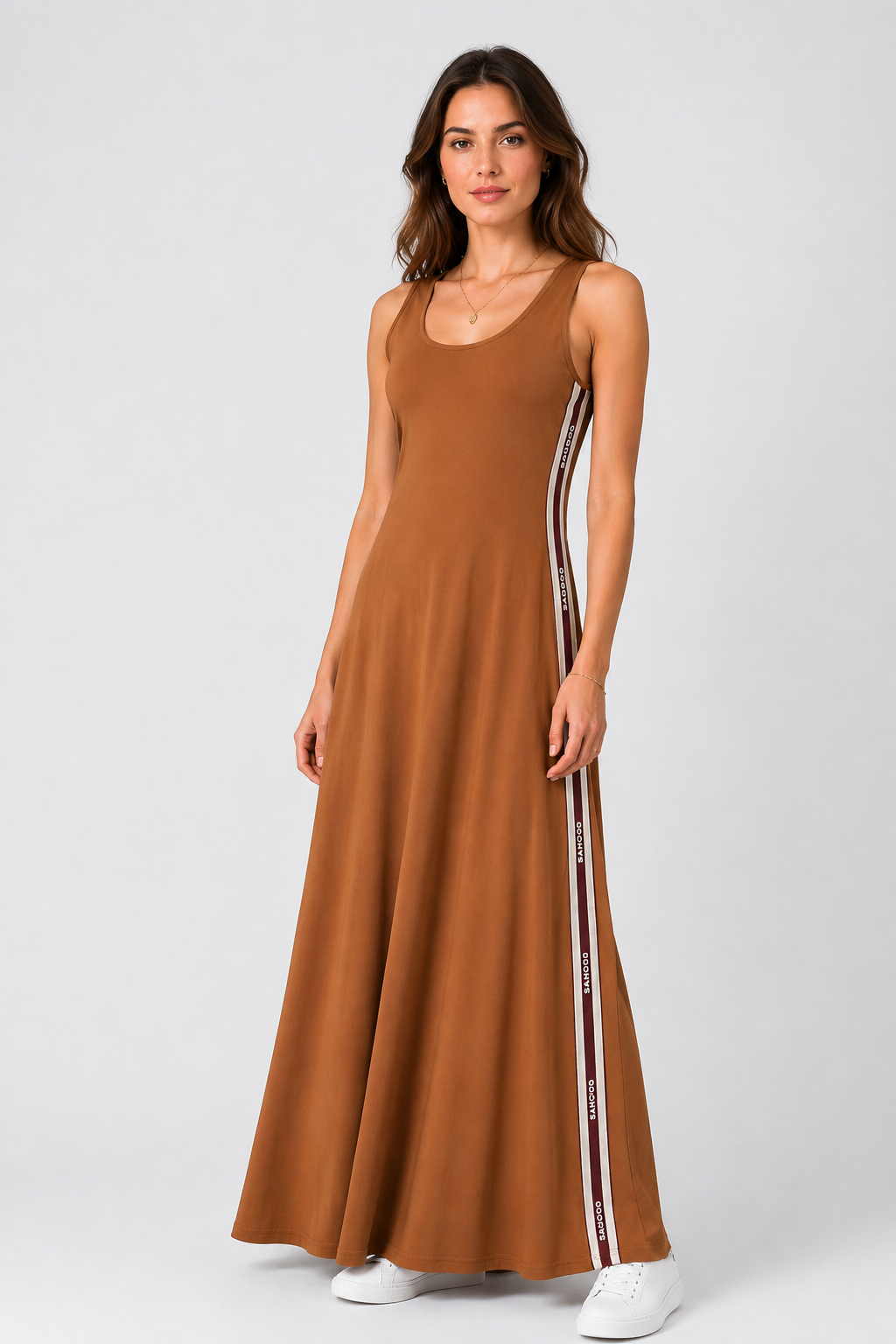 Vestido Comprido RIDGE Castanho - SAHOCO 1