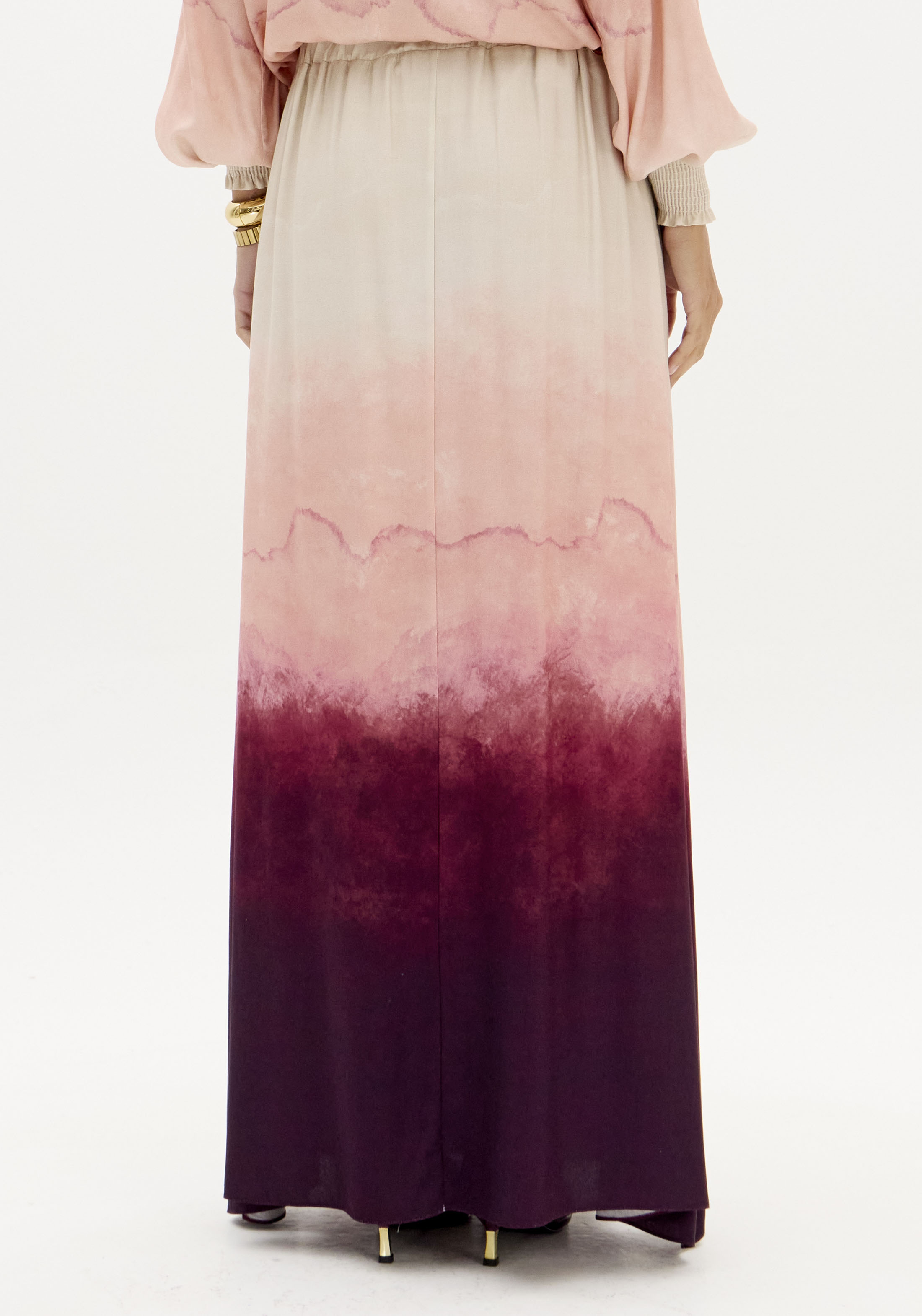 Saia Comprida WINE STAIN Bordeaux - Lança Perfume  3