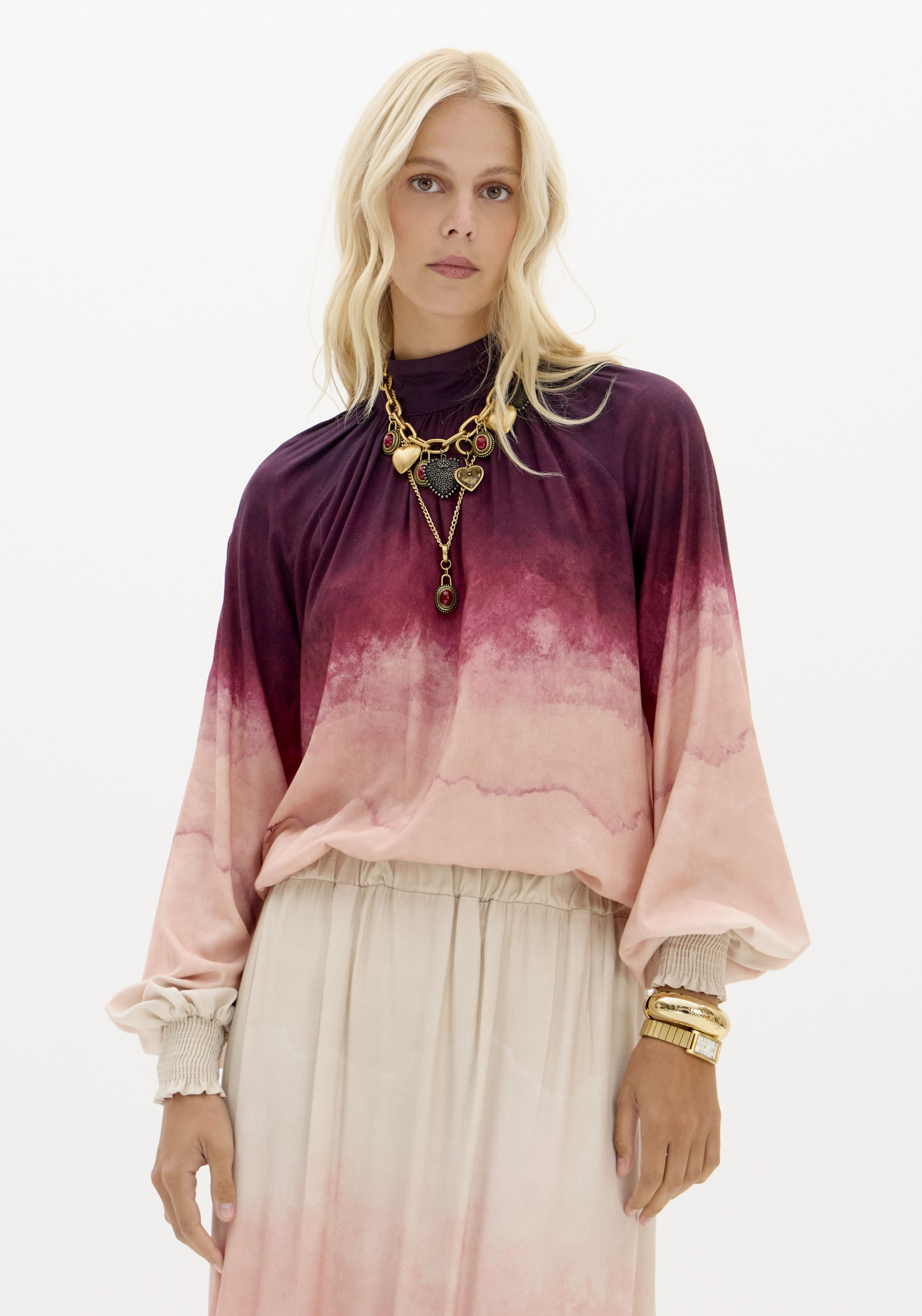 Blusa WINE STAIN Bordeaux - Lança Perfume  1