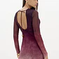 Vestido Comprido WINE STAIN Bordeaux - Lança Perfume - Thumbnail 4