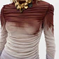 Blusa de Tule DUNELLE Castanho e Bordeuax  - Lança Perfume  - vignette 2