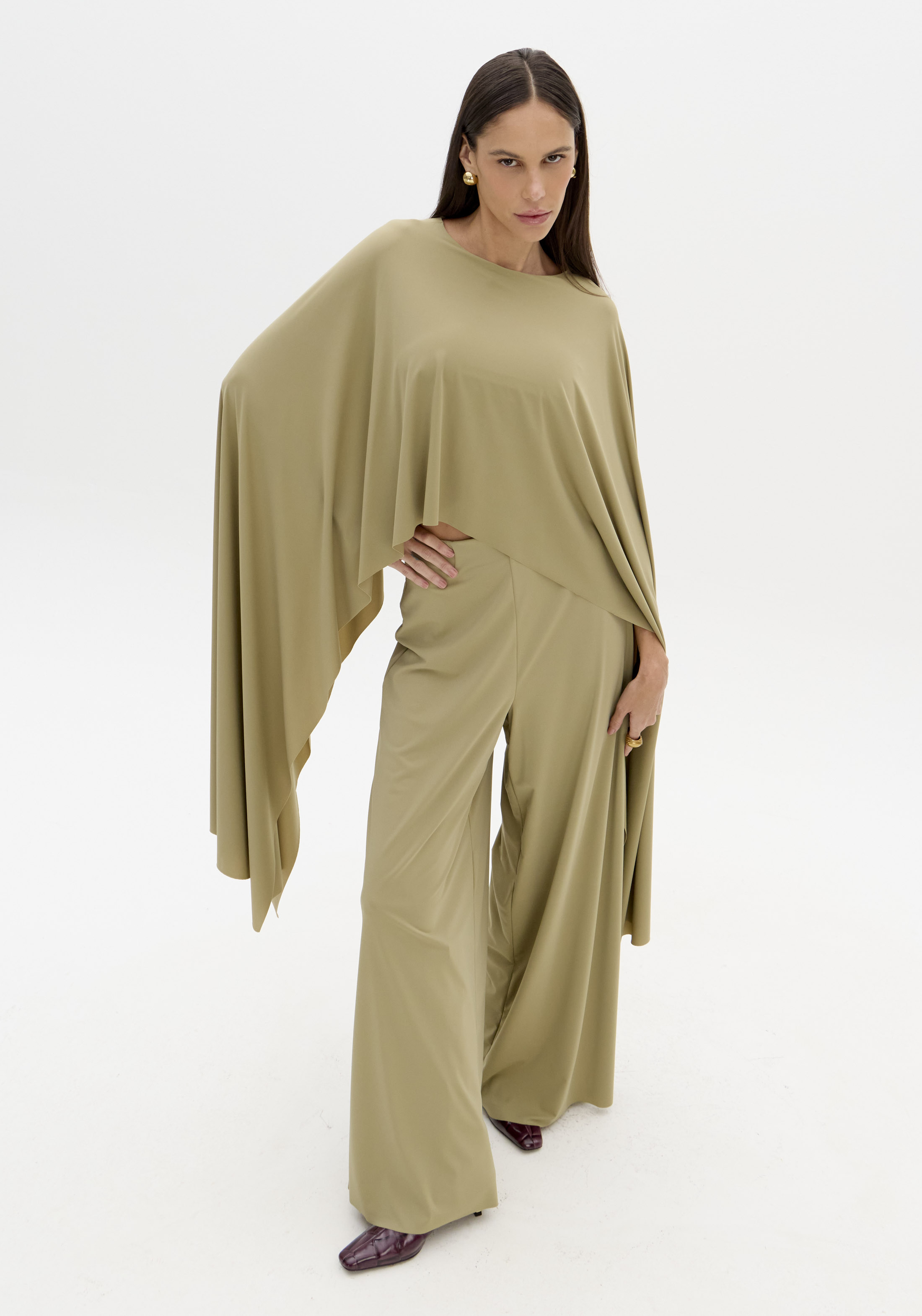 Blusa Manga Capa Verde - Lança Perfume 2