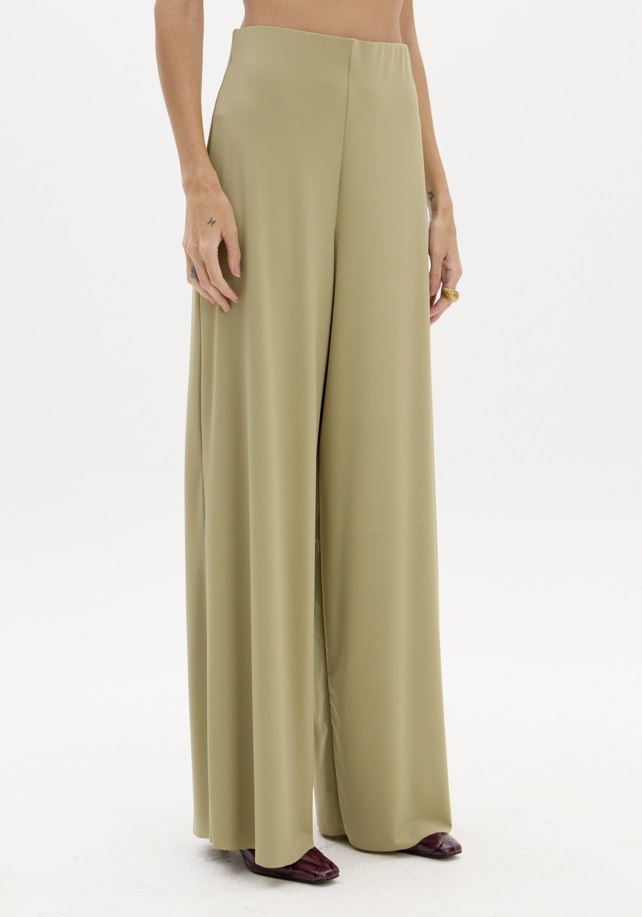 Calças Pantalonas Verde - Lança Perfume 1