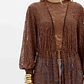 Kaftan em Renda LAISE LYON Castanho - Lança Perfume - miniatura 5