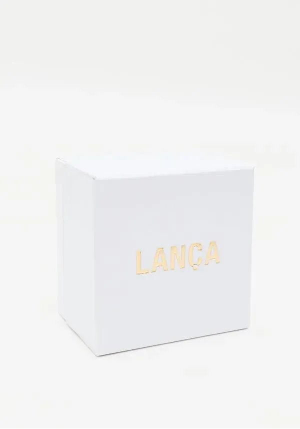 Brincos Argolas Lettering Dourado - Lança Perfume 3