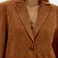 Blazer Oversized em Suede Camel - Lança Perfume  - Thumbnail 2