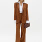 Blazer Oversized em Suede Camel - Lança Perfume  - Thumbnail 5