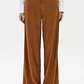 Calças Wide Leg em Suede Camel - Lança Perfume  - miniatura 1