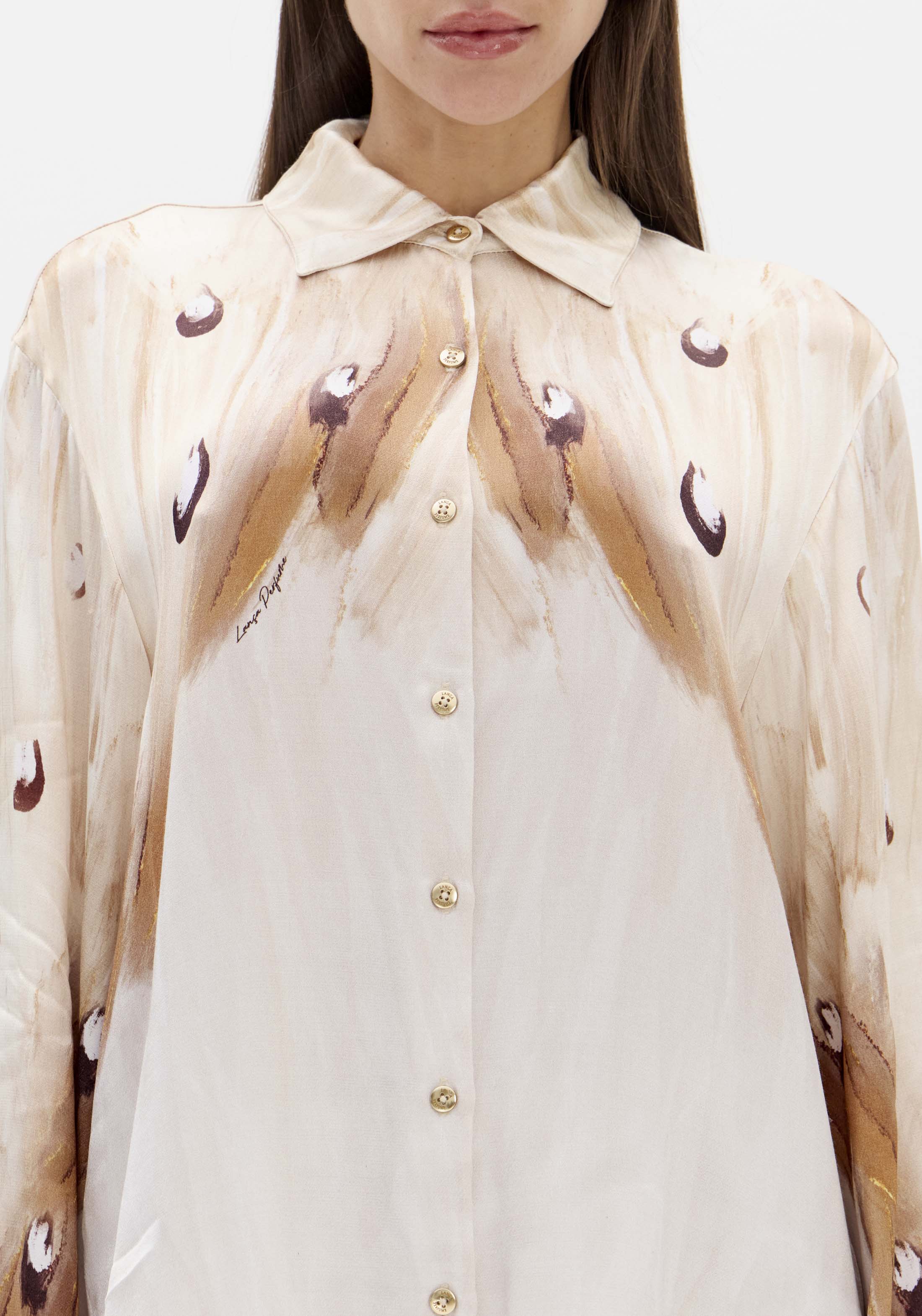 Camisa Oversized Acetinada SOFT WINGS  - Lança Perfume  3
