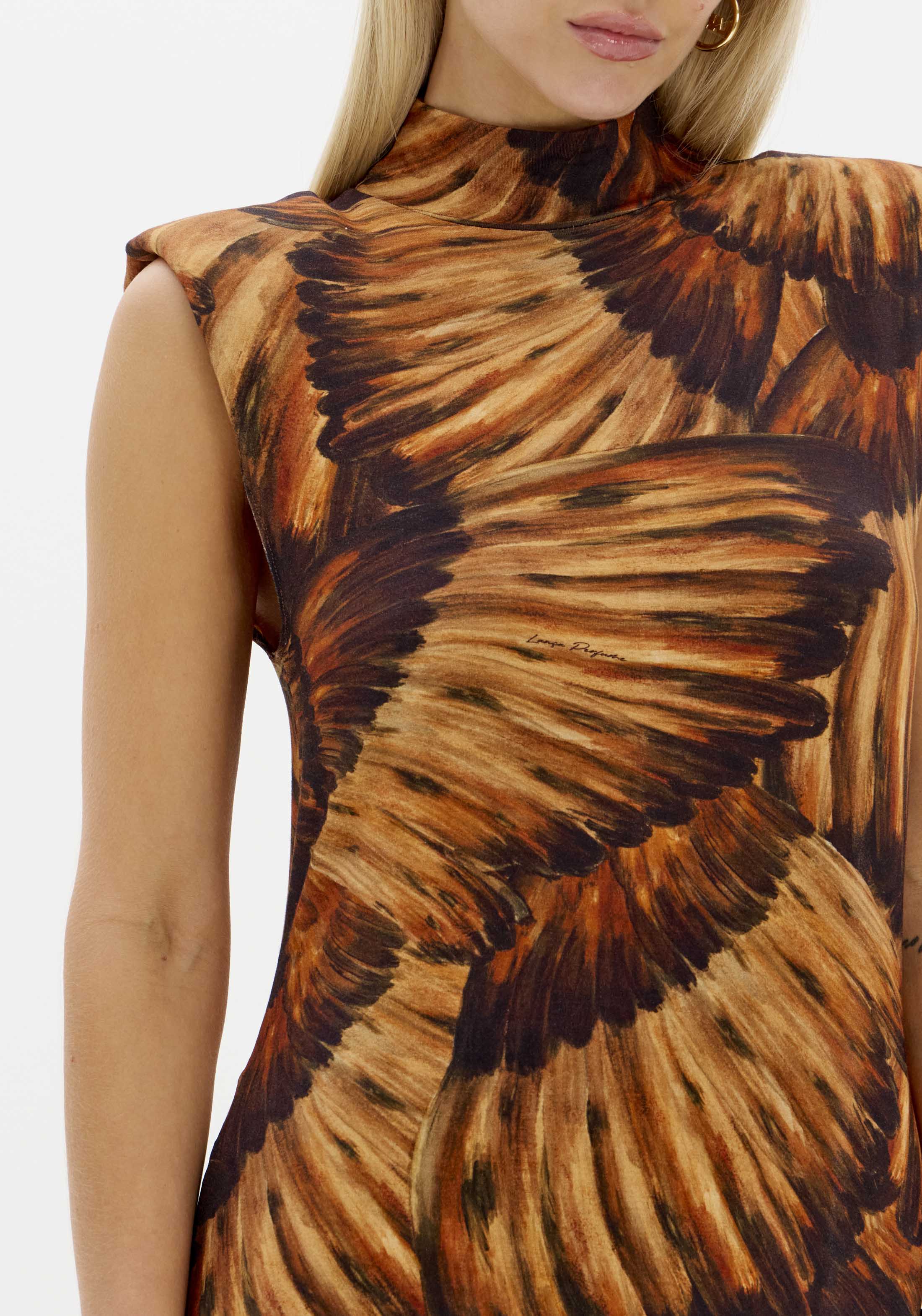 Vestido Comprido de Cavas PAINTED WINGS  - Lança Perfume  3