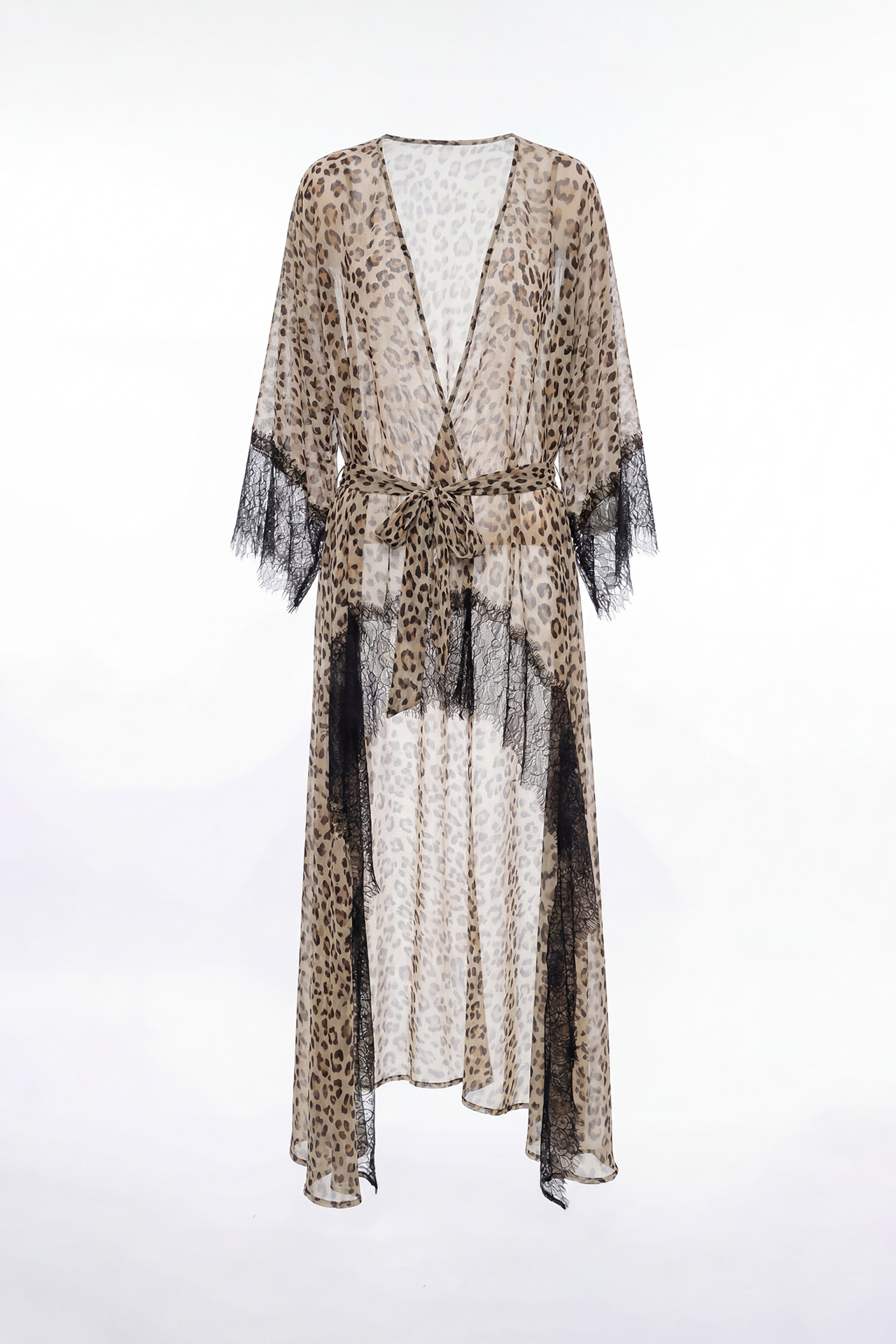 Kaftan Savana Animal Print Castanho - SAHOCO   1
