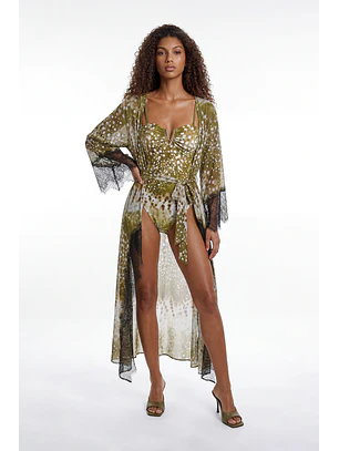 Kaftan Savana Bambi Verde - SAHOCO 