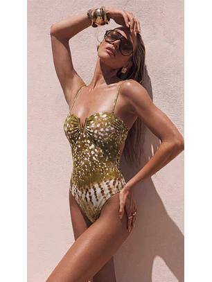 Body / Fato de Banho Bambi Verde - SAHOCO