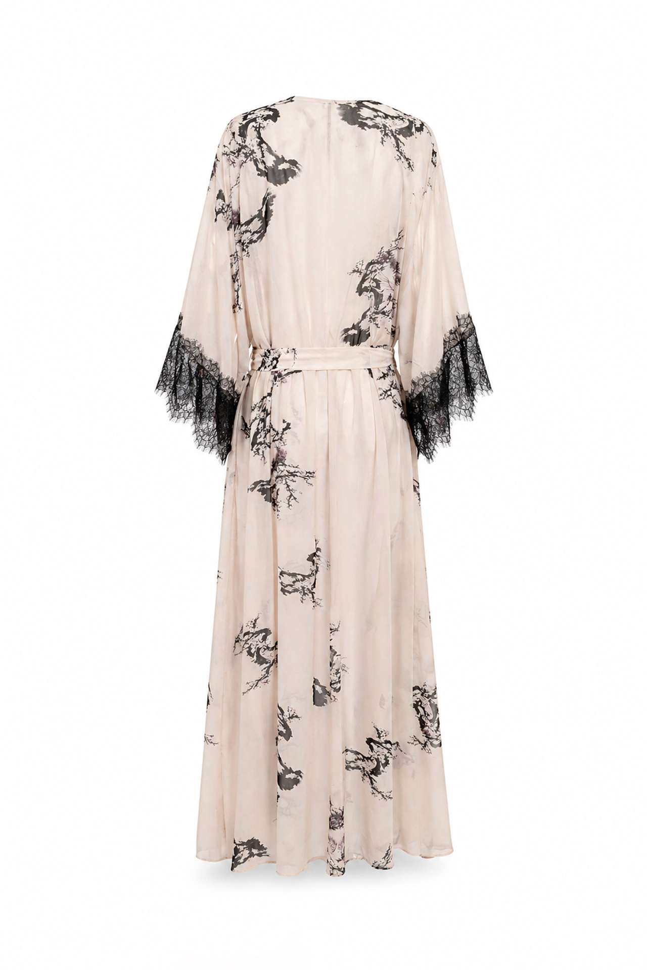 Kaftan Savana Pássaros Bege - SAHOCO  3