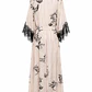 Kaftan Savana Pássaros Bege - SAHOCO  - Thumbnail 3