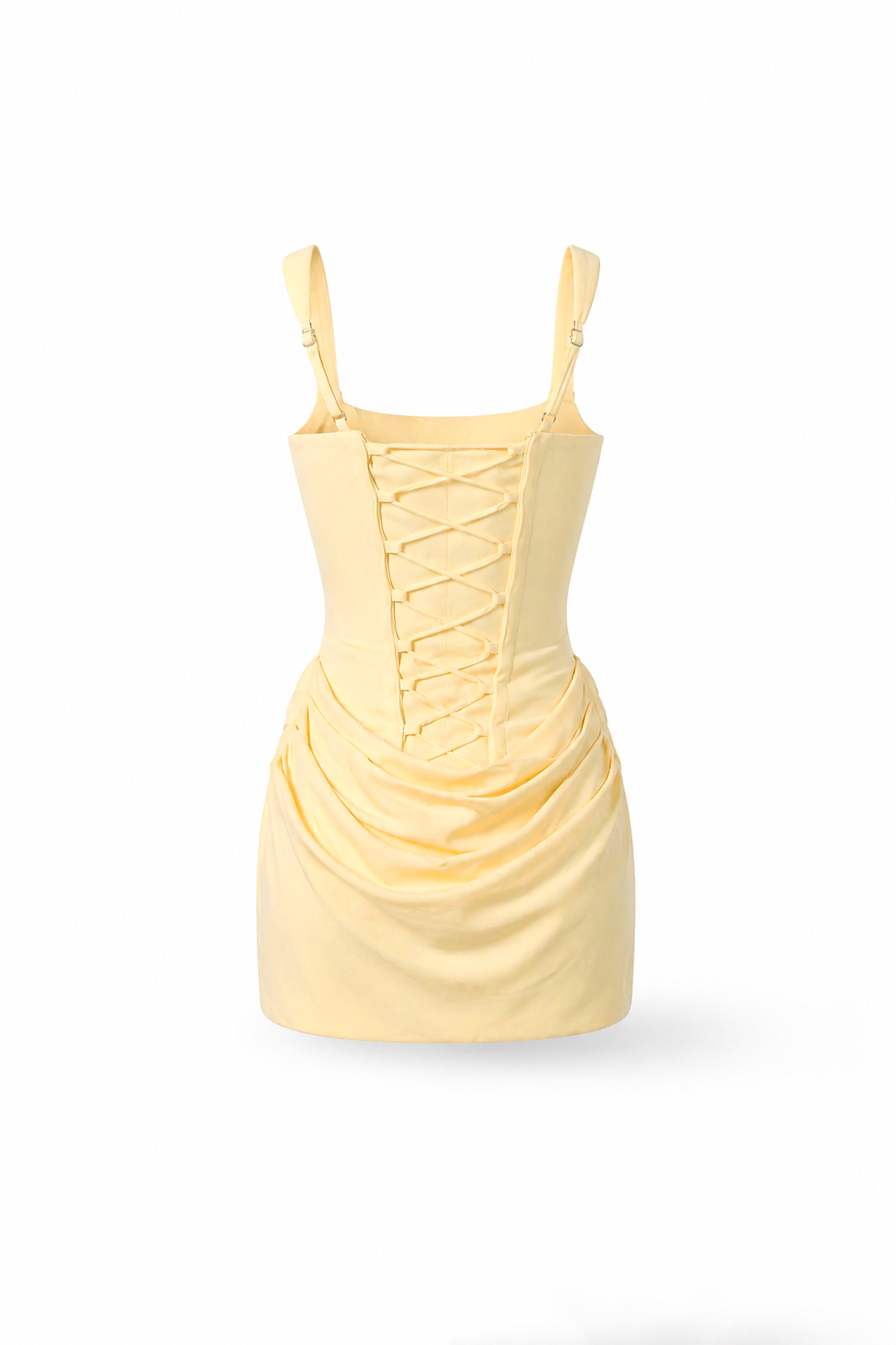 Vestido Curto Adara Amarelo - SAHOCO  4