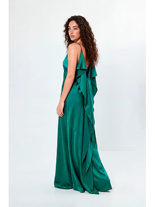 Vestido Comprido Thalassa Verde - SAHOCO