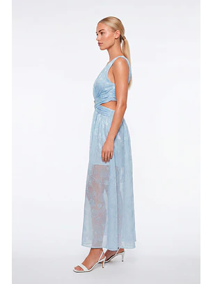 Vestido Comprido AURORA Azul - SAHOCO 