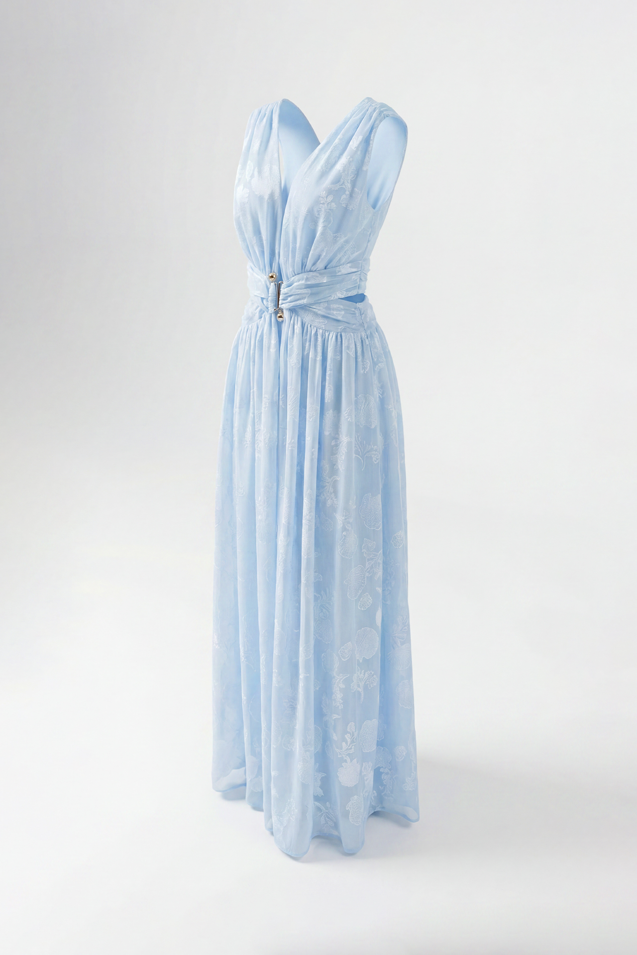 Vestido Comprido AURORA Azul - SAHOCO  3
