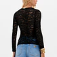 Blusa em Renda LAISE LYON Preto - Lança Perfume   - vignette 2