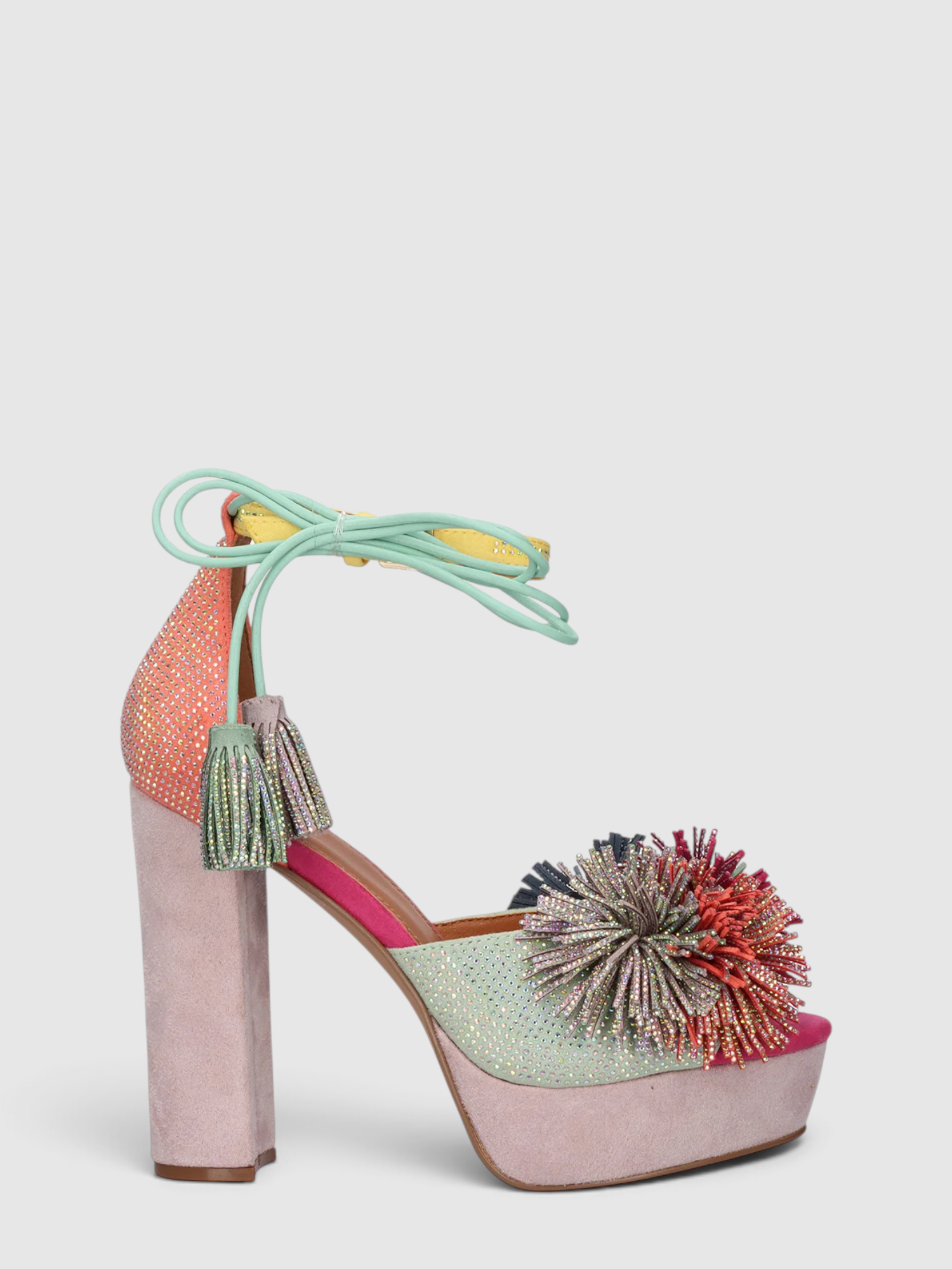 Sandália de Salto Ophelia 925 Multicolor - EXÉ  1
