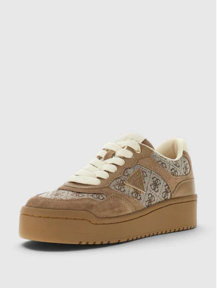 Ténis MIRAM16 Logo Taupe - Guess 