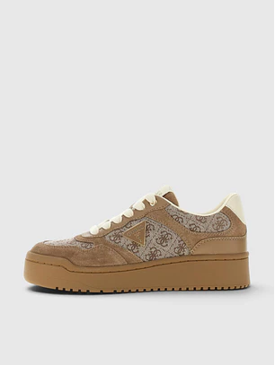 Ténis MIRAM16 Logo Taupe - Guess 