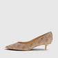 Sapato Salto Baixo CASEN 2 Logo Bege - Guess  - miniatura 1