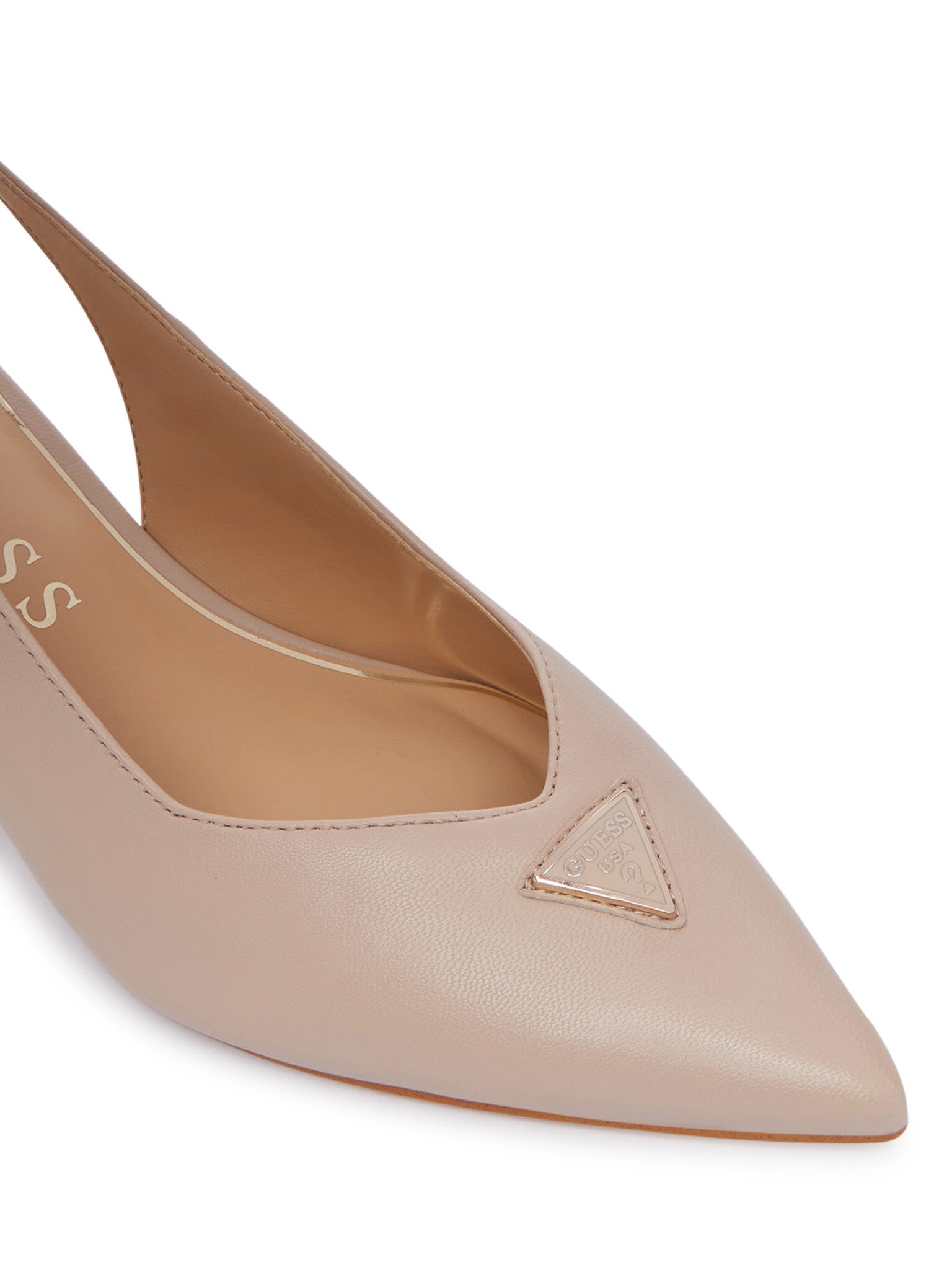 Sapato Salto Baixo YANNICKE 2 Bege - Guess  4