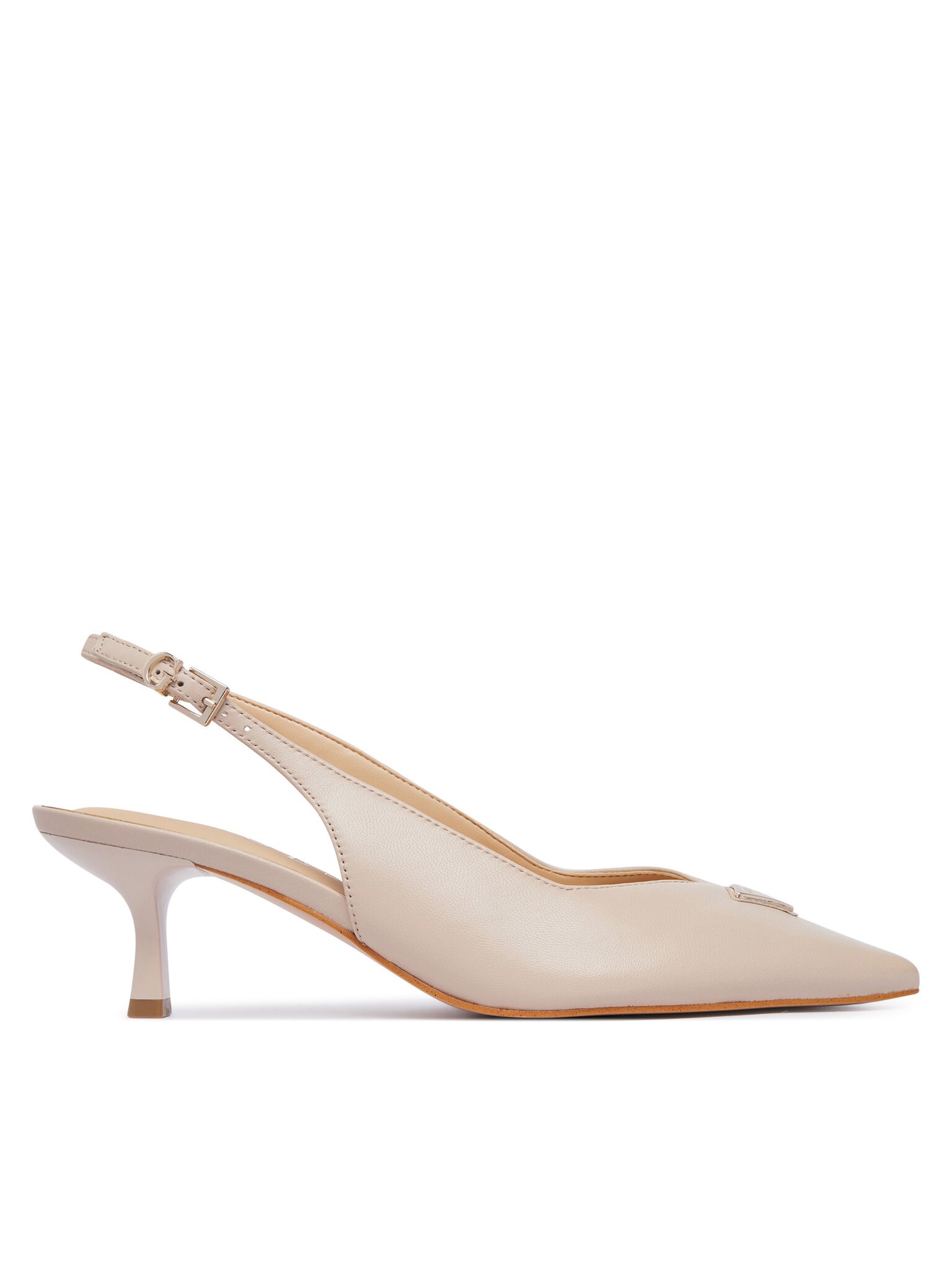 Sapato Salto Baixo YANNICKE 2 Bege - Guess  5