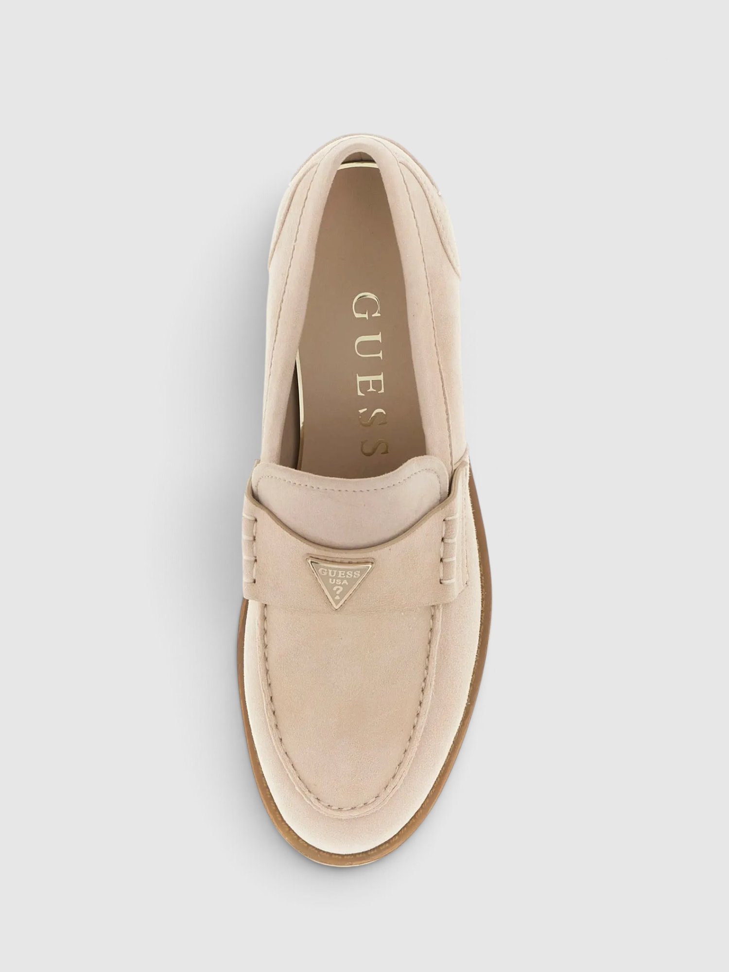 Sapato Mocassim BELISO Camurça Bege - Guess 2