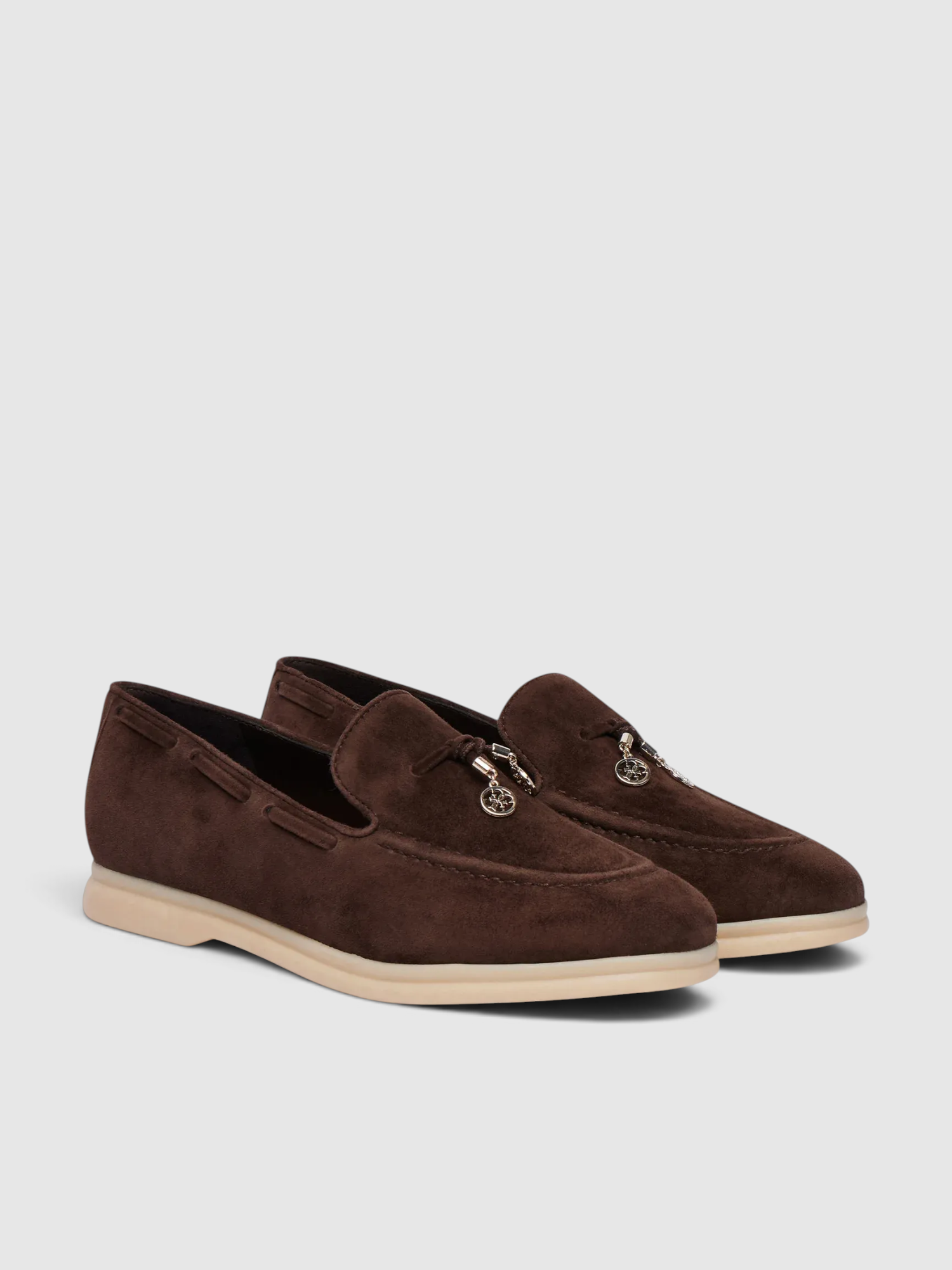 Loafer ARYANAI Camurça Castanho - Guess  1