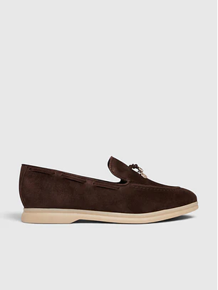 Loafer ARYANAI Camurça Castanho - Guess 