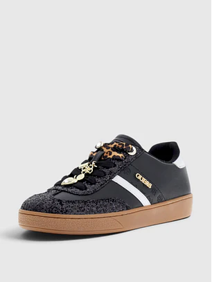 Ténis NAOKI Preto com Animal Print - Guess