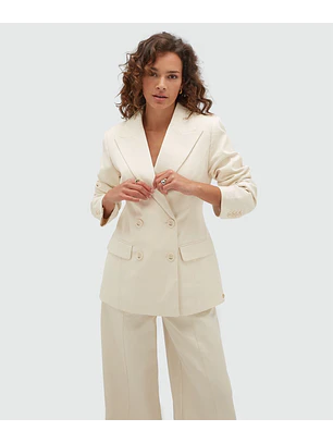 Blazer Oversized YACIN em Ecru- Josh V