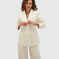Blazer Oversized YACIN em Ecru- Josh V - Thumbnail 1