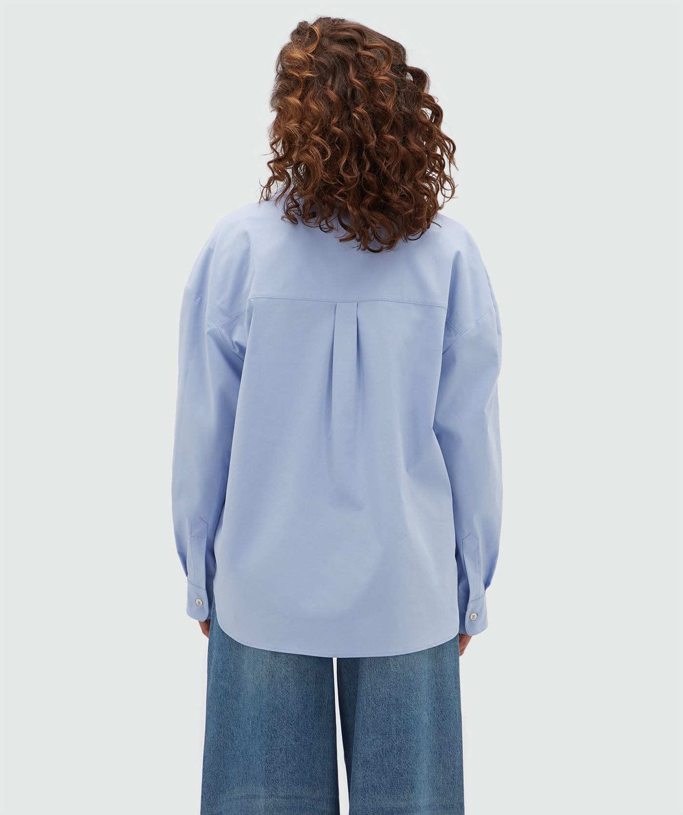 Camisa ROMULO Oversized em Azul - Josh V  2