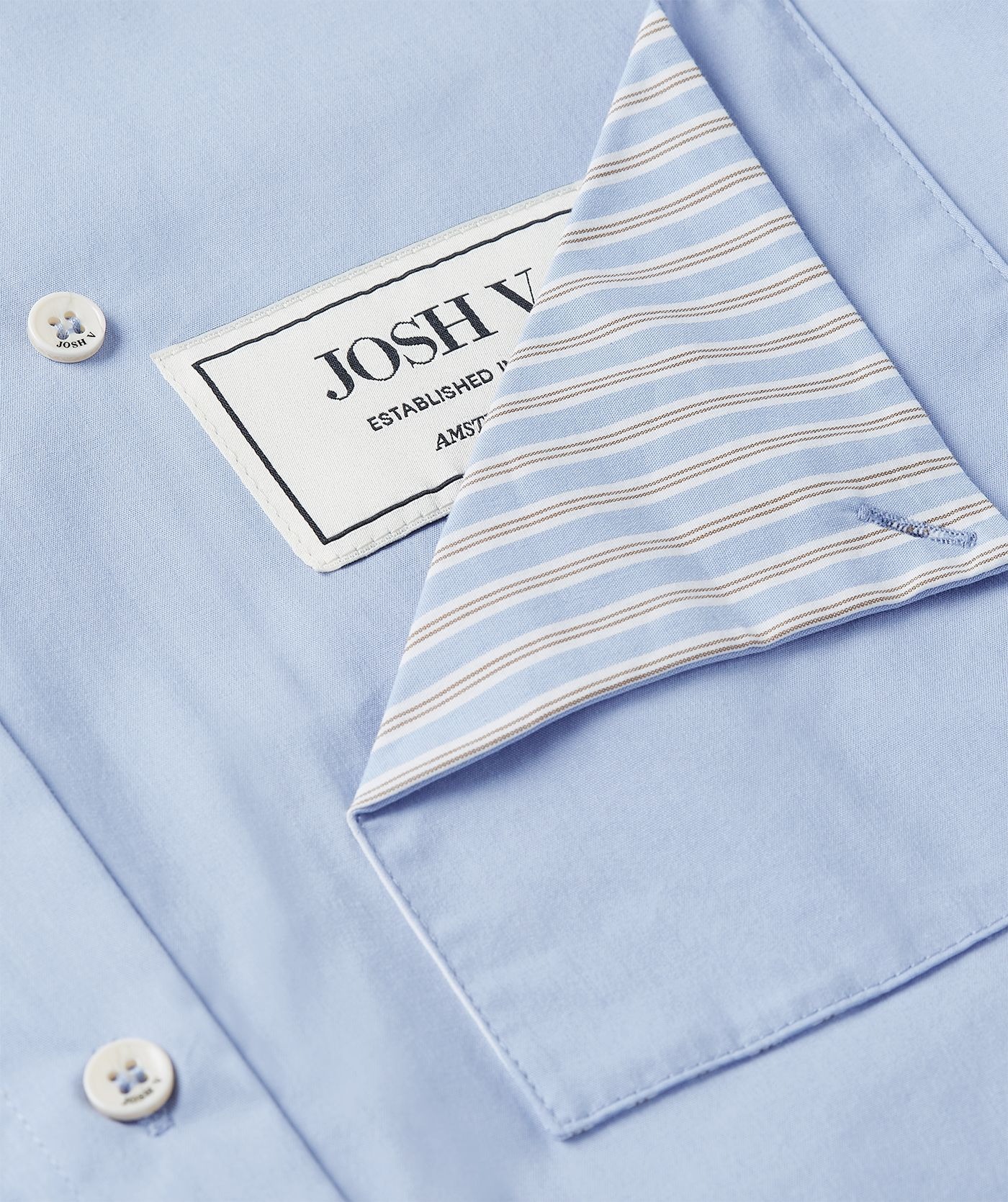 Camisa ROMULO Oversized em Azul - Josh V  3