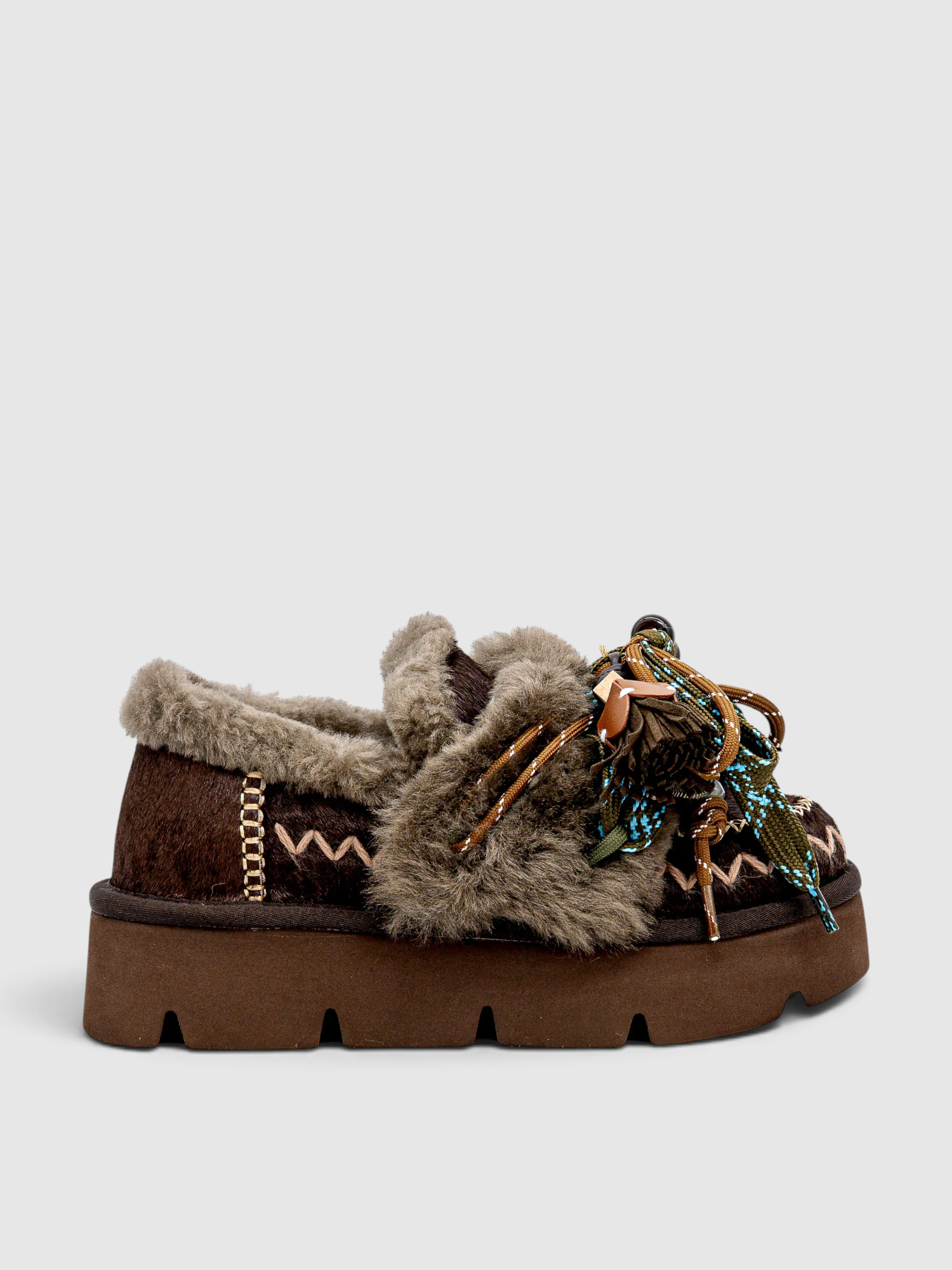 Loafer com Pelo GFH-12 Castanho - NAN-KU 1