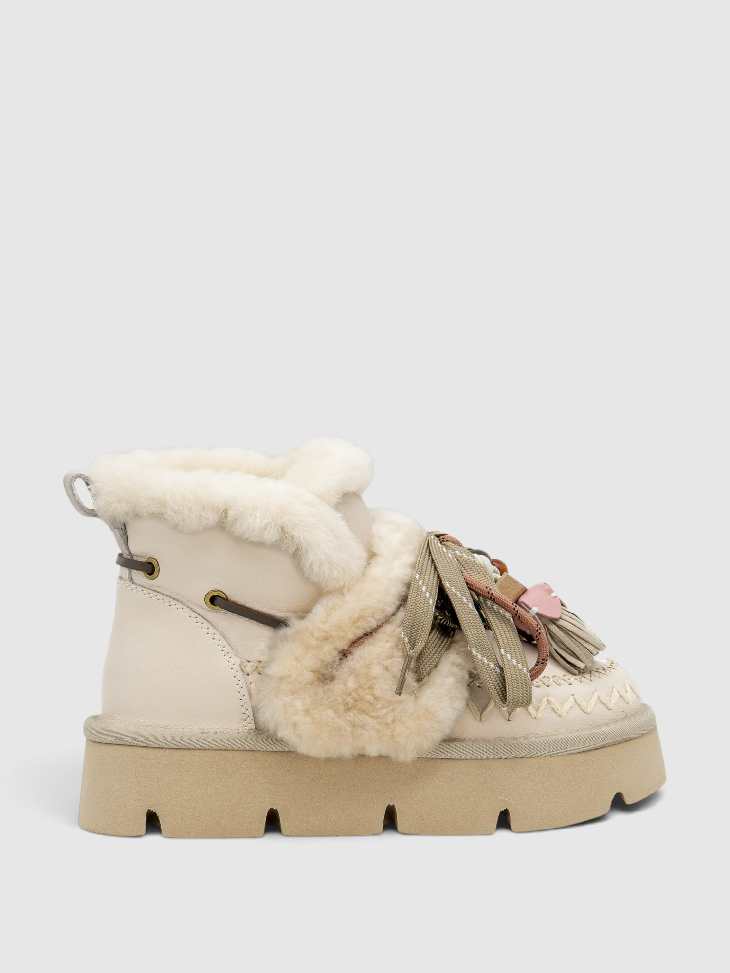 Botas em Pelo GFH-02 Branco - NAN-KU  1