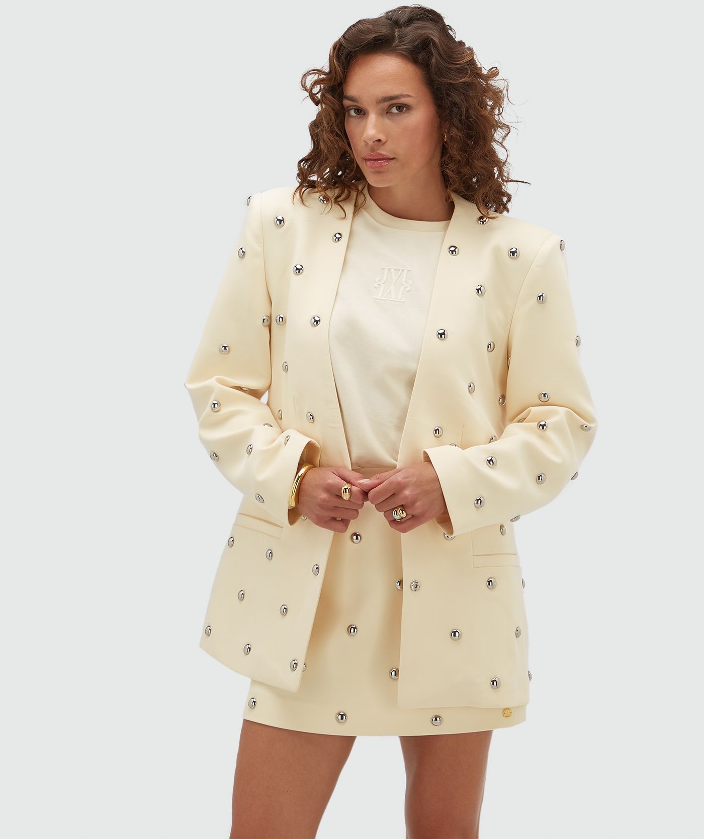 Blazer YVEN em Amarelo Manteiga - Josh V 1