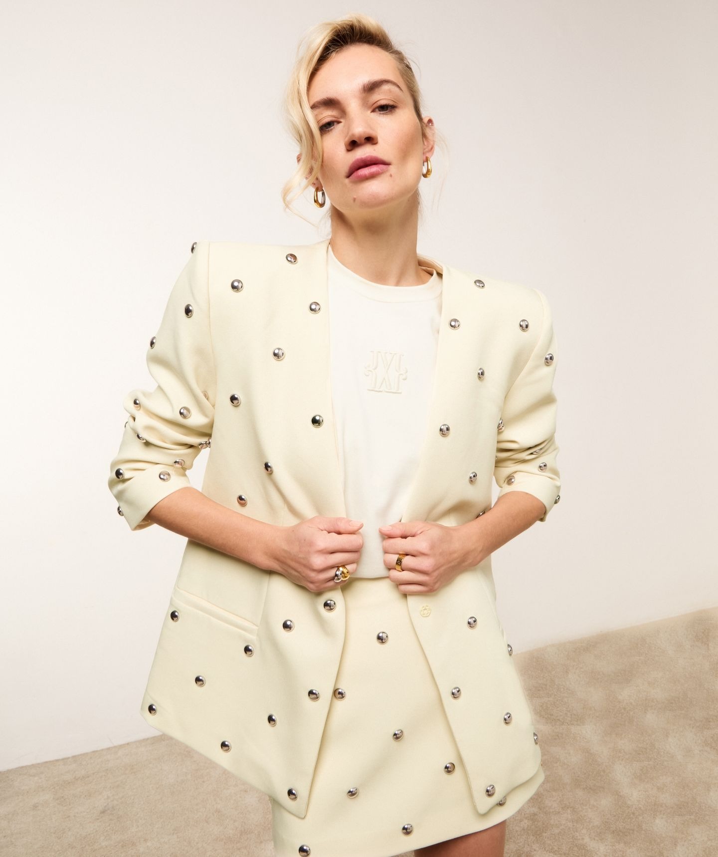 Blazer YVEN em Amarelo Manteiga - Josh V   3