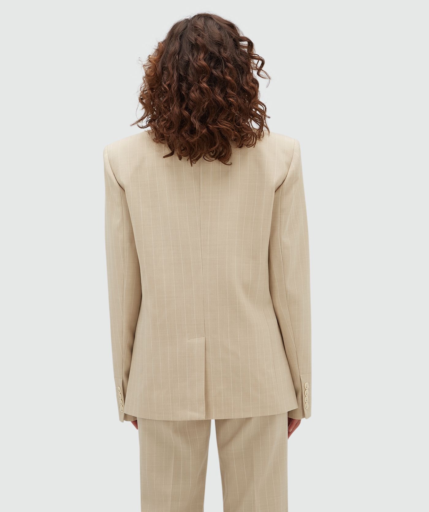 Blazer Nick Oversized Bege com Risca  - Josh V  4